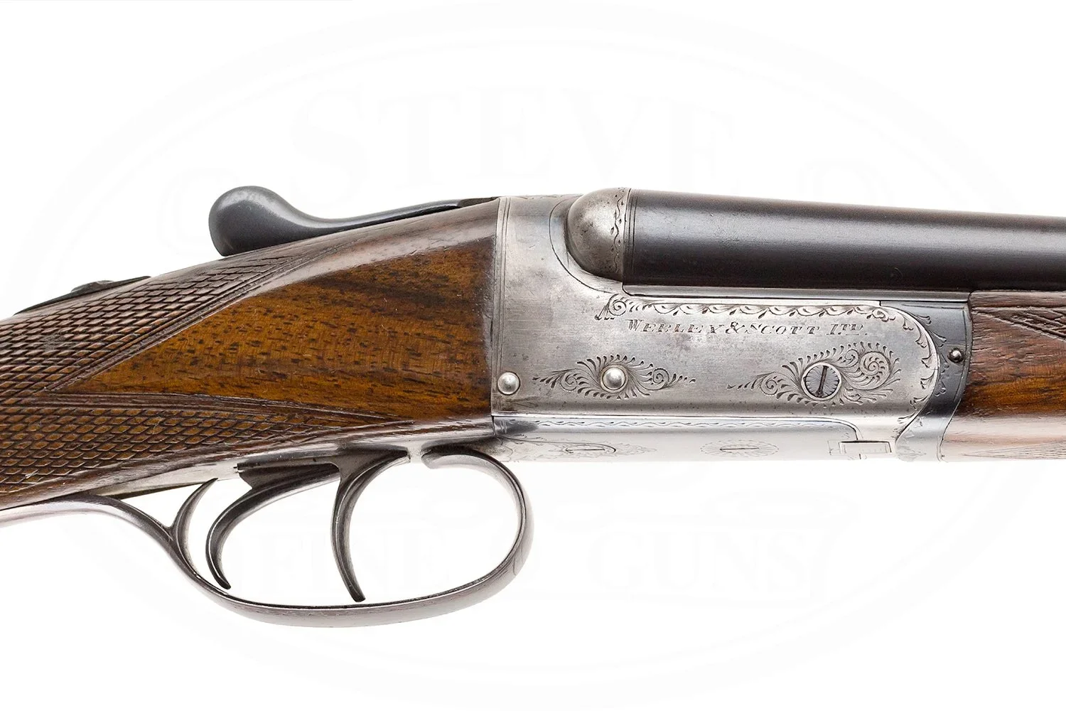 WEBLEY & SCOTT MODEL 600 PRE WAR BOXLOCK 410 - 4LBS 1 OZ! MADE 1936