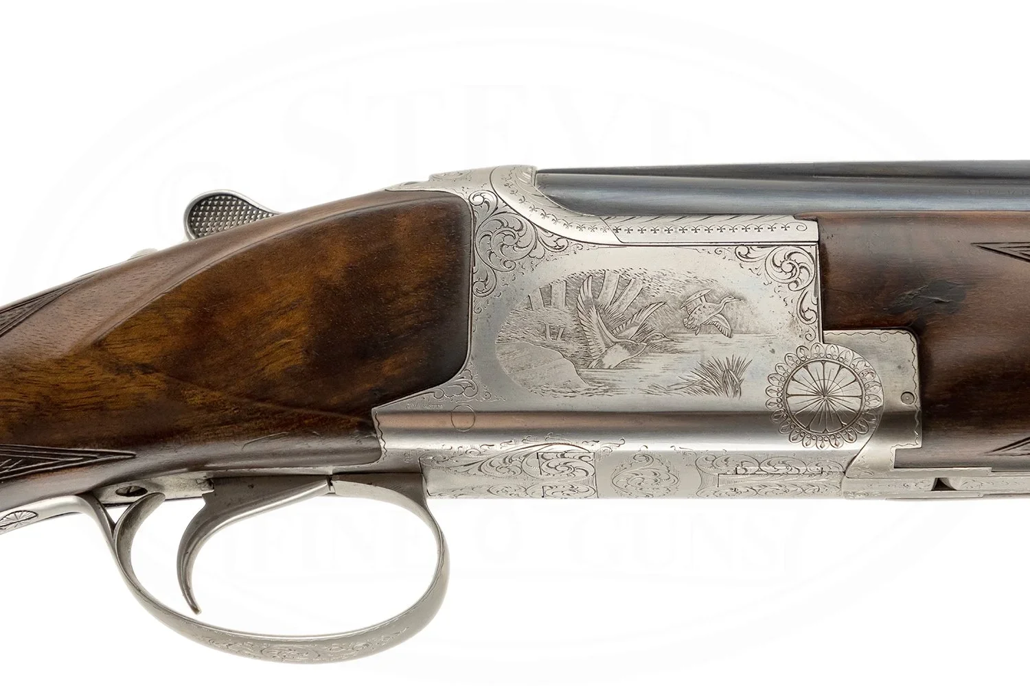 BROWNING BELGIUM B25 B2G SUPERPOSED 12 GAUGE CAPECE ENGRAVED