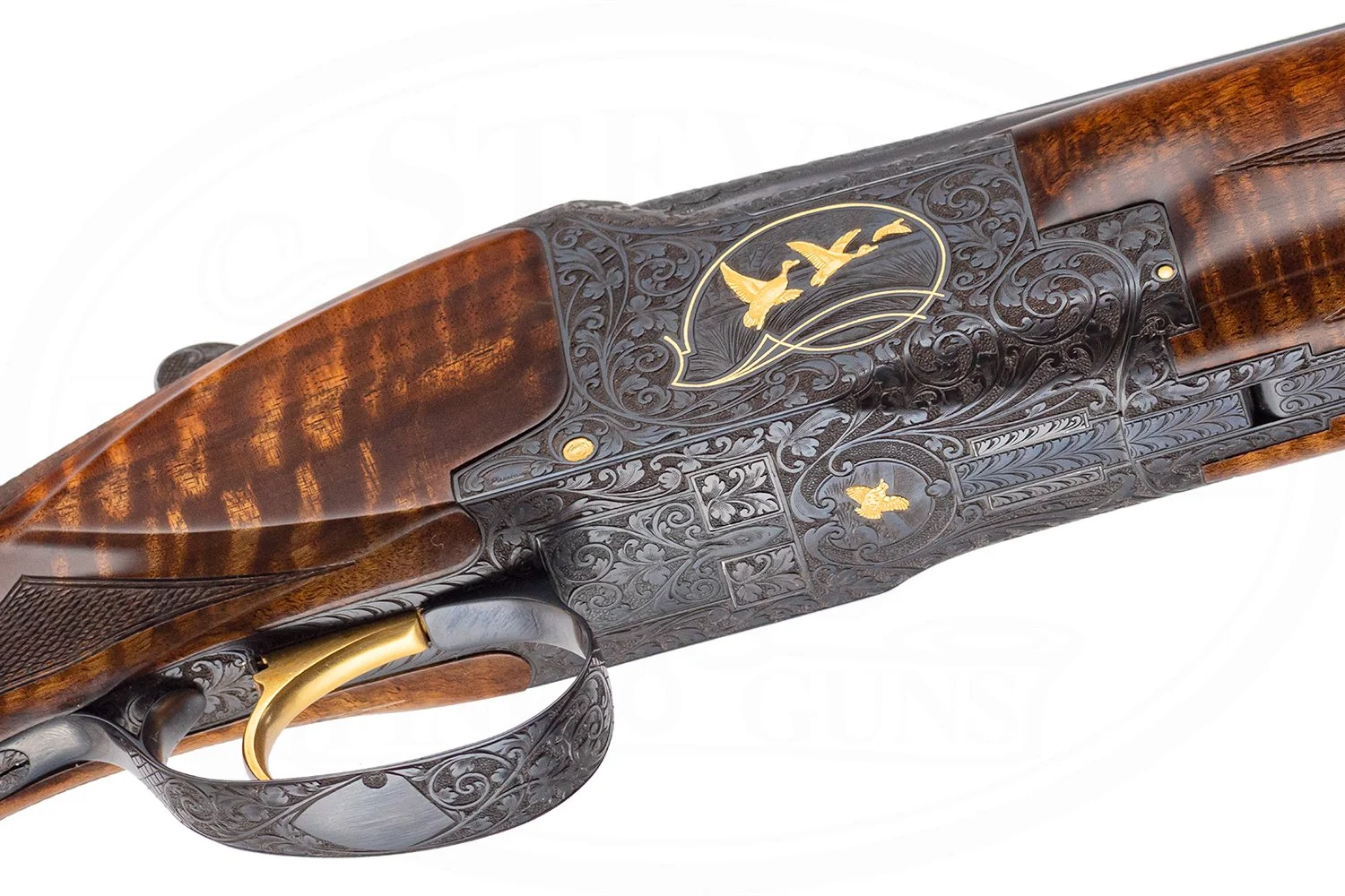 BROWNING MIDAS GRADE SUPERPOSED LIGHTNING SKEET 12 GAUGE BOVY AND MARECHAL ENGRAVED