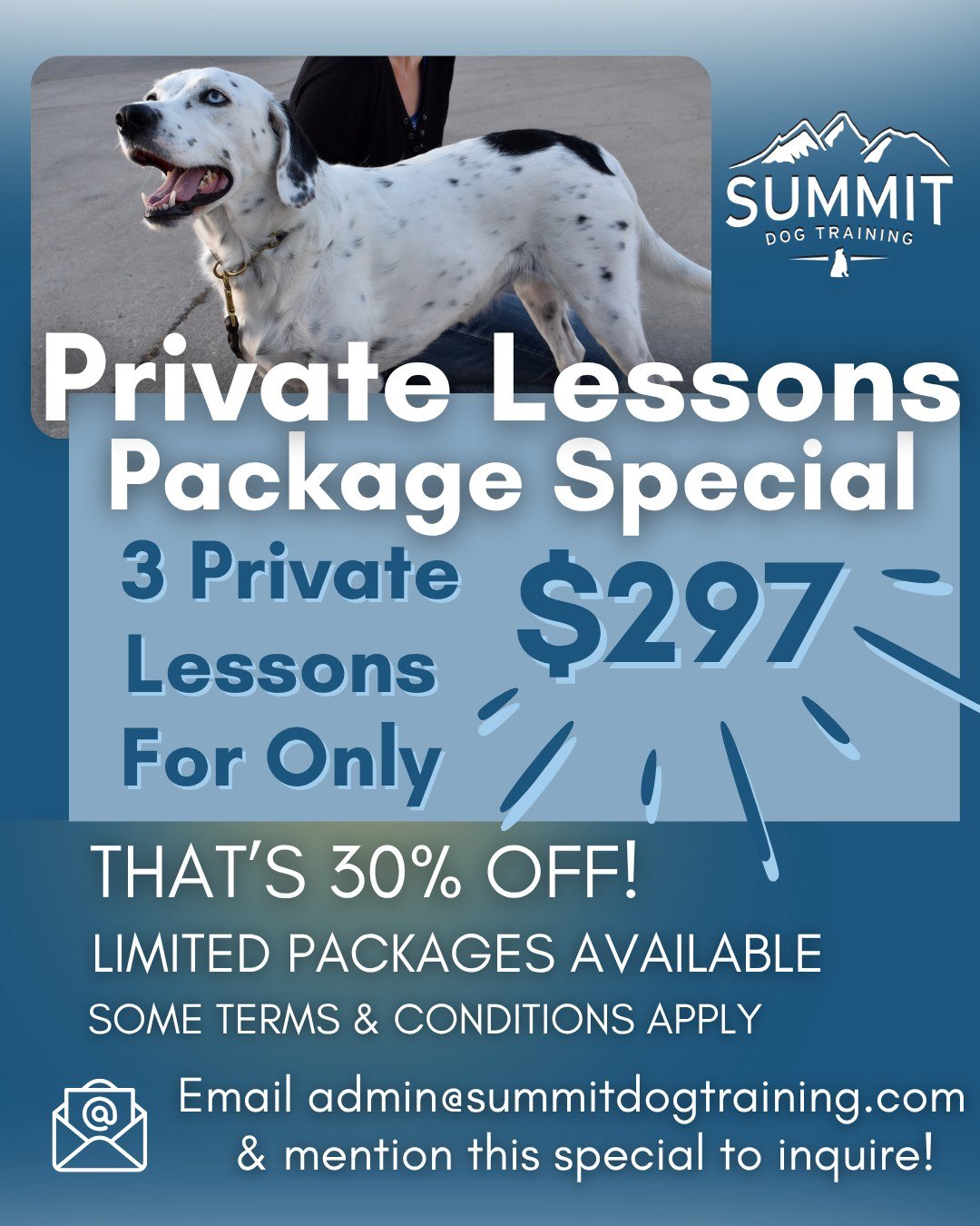 💥 UNLEASH THE SAVINGS! Wrap up your 2025 year with a Special Package of 3 Private Lessons for only $297‼️ That is 30% off our in-person lesson packages (20% off for virtual lesson packages)! To claim this special price 💲 email our admin team at adm
