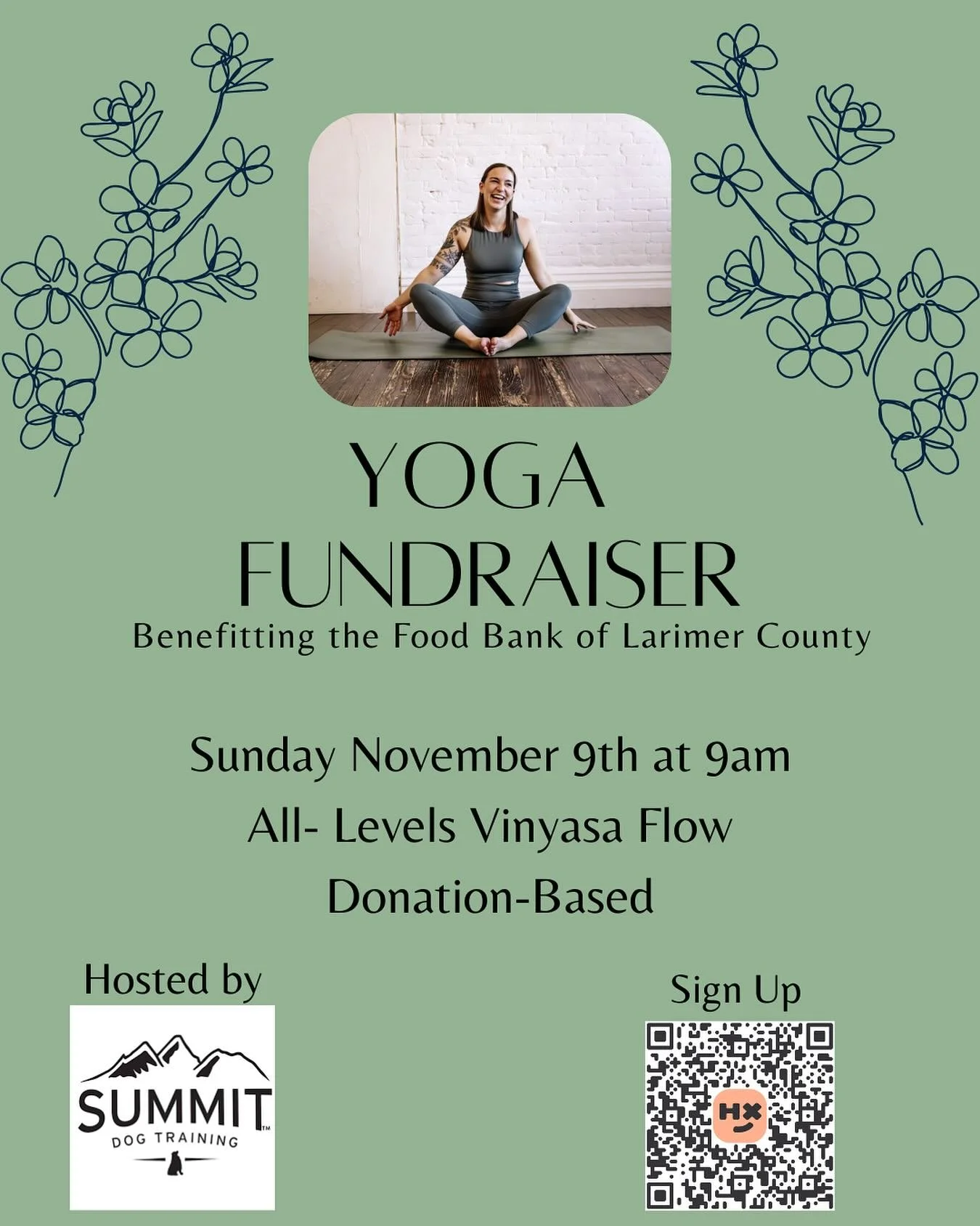 Interrupting our normal content with a special invite:

Join us for All-Levels Vinyasa Yoga - November 9th @ 9am!

Elise is a wonderful yoga instructor and a big part of our Summit Dog Training community (she&rsquo;s also known as Moose&rsquo;s mom!)