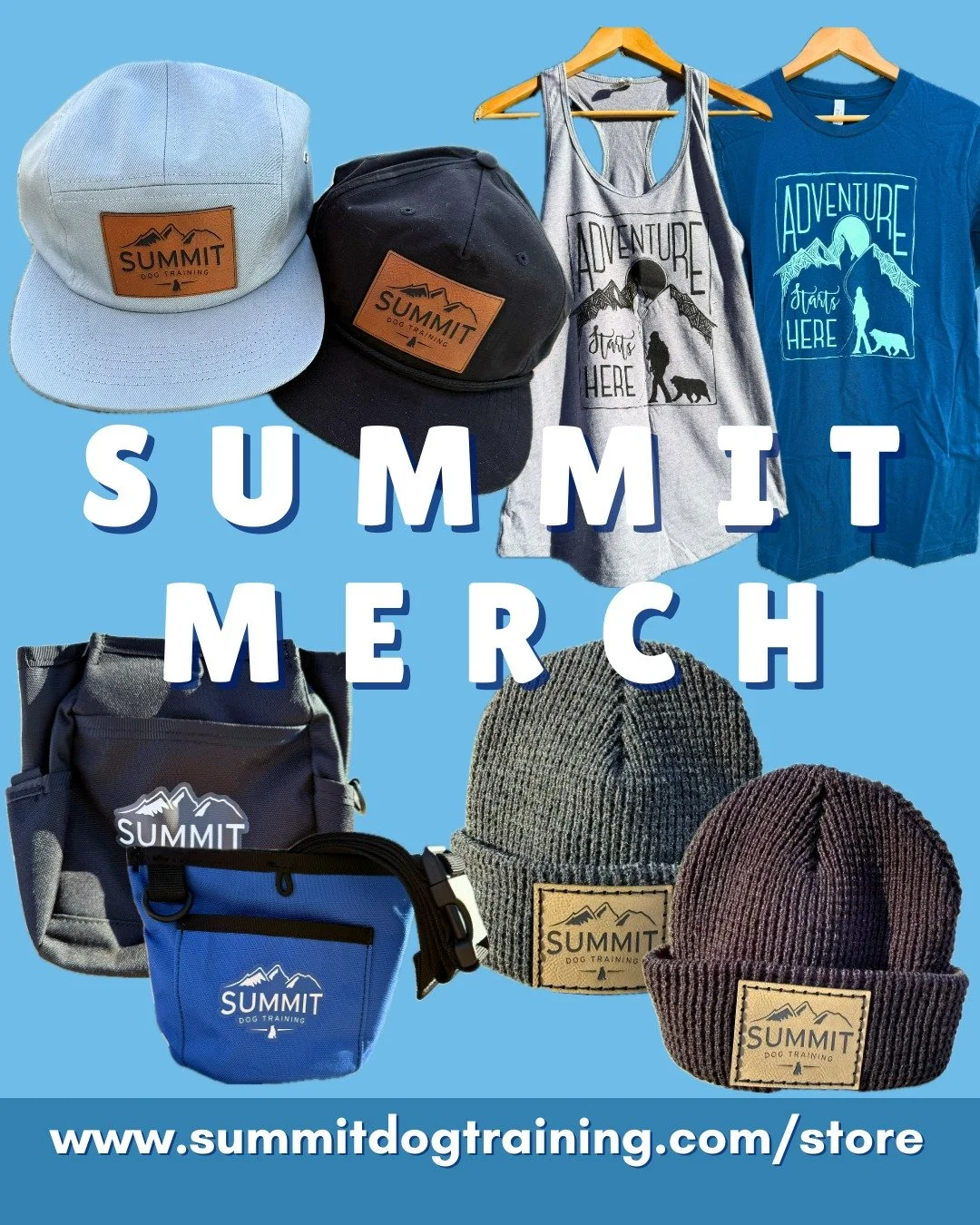 Introducing...Summit Merch! 👕🧢 

Every Summit Merch purchase will go directly towards our fence fund! We will be building a fence in the front yard of the facility to better serve our students, and you can help make it happen! 

What's in the store