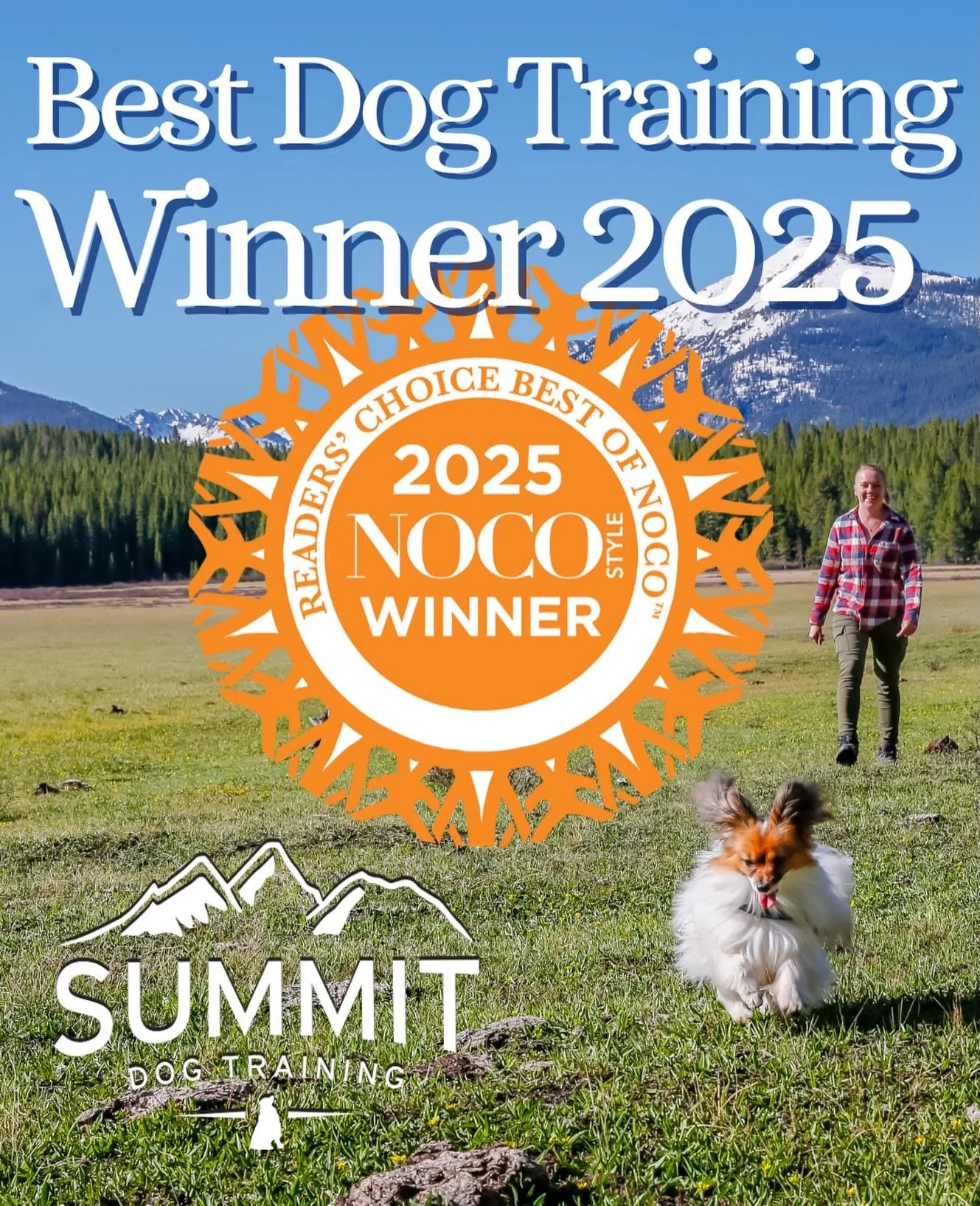 🥇We are absolutely thrilled and deeply honored to announce that we won First Place in &ldquo;Best Dog Training&rdquo; in Northern Colorado!

🫂 This award belongs to our community! Thank you so much to every client and supporter who voted. Your trus
