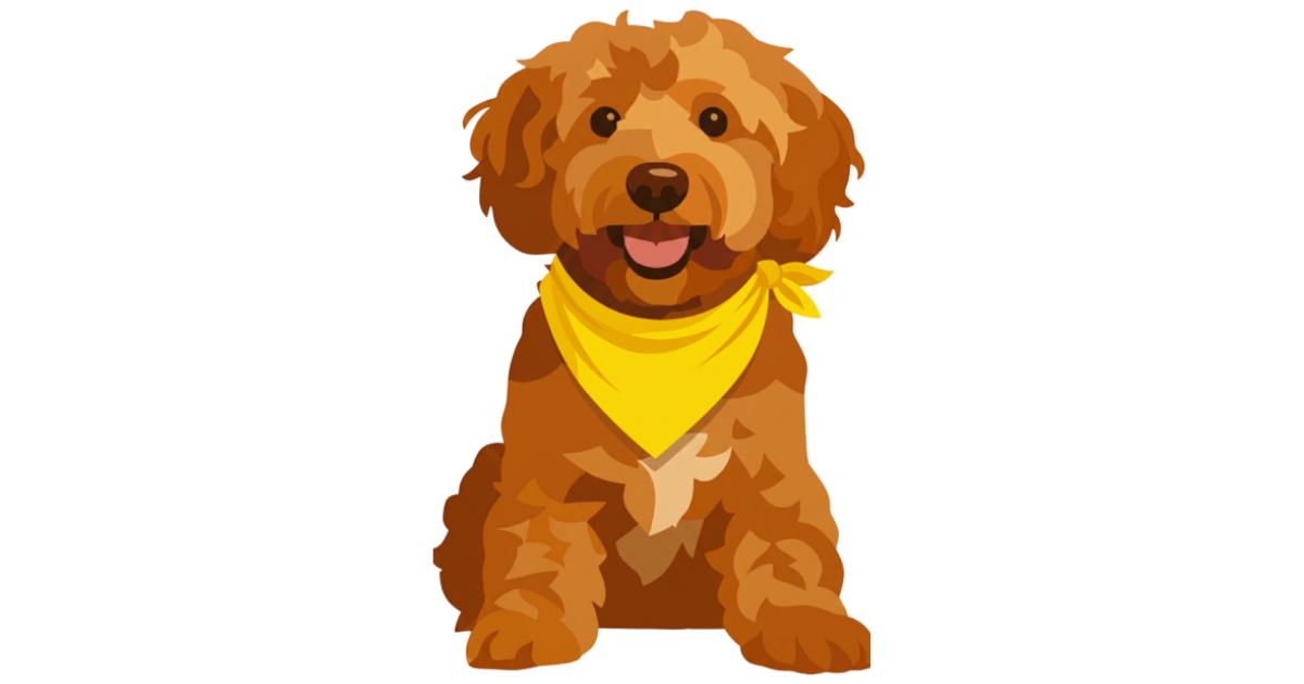 dog wearing yellow bandana summit dog training