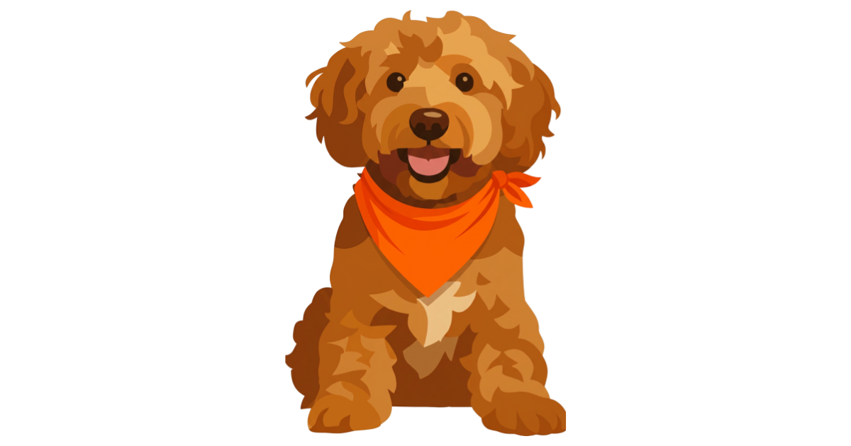 Summit Adventure Dog Club - puppy with orange bandana