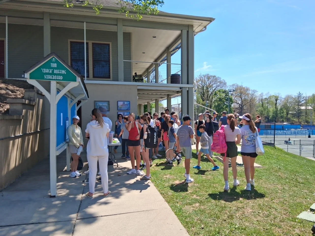 Junior Team Tennis 2026 kicked off this past Sunday with banner weather and loads of fun.  It will run every Sunday for 6 weeks and give our players fun and friendly competitive play.  Big thanks to Tom Burre and Brian Garvin for leading the effort t