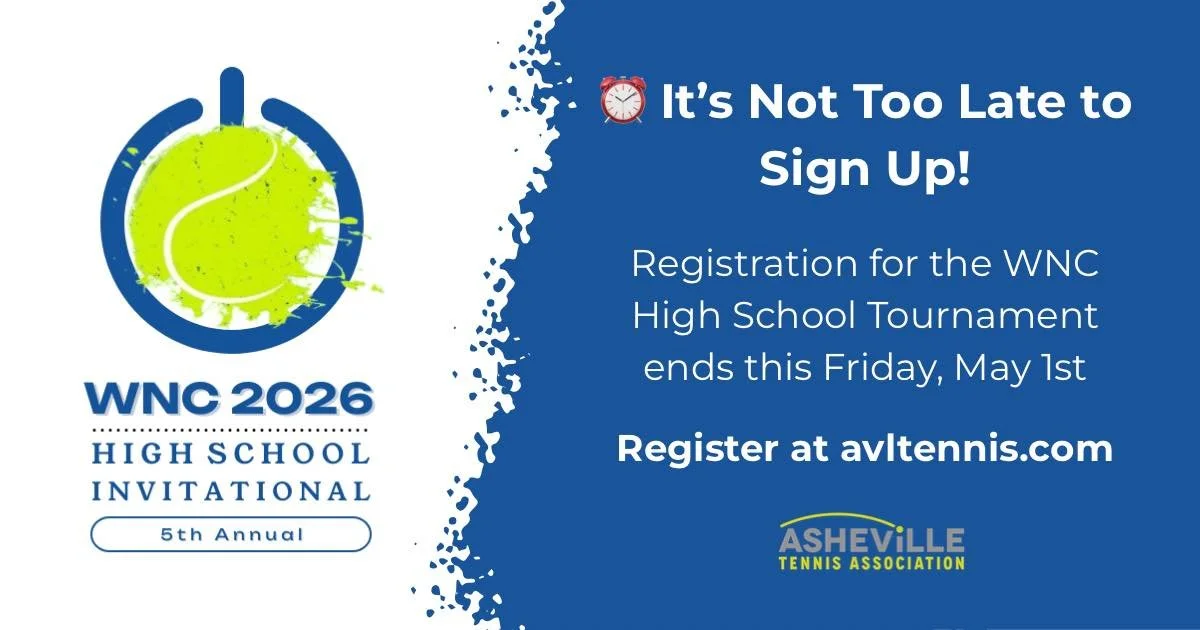 IT&rsquo;S NOT TOO LATE TO SIGN-UP!!!!
Registration for the WNC High School Tournament will close THIS Friday, May 1st
