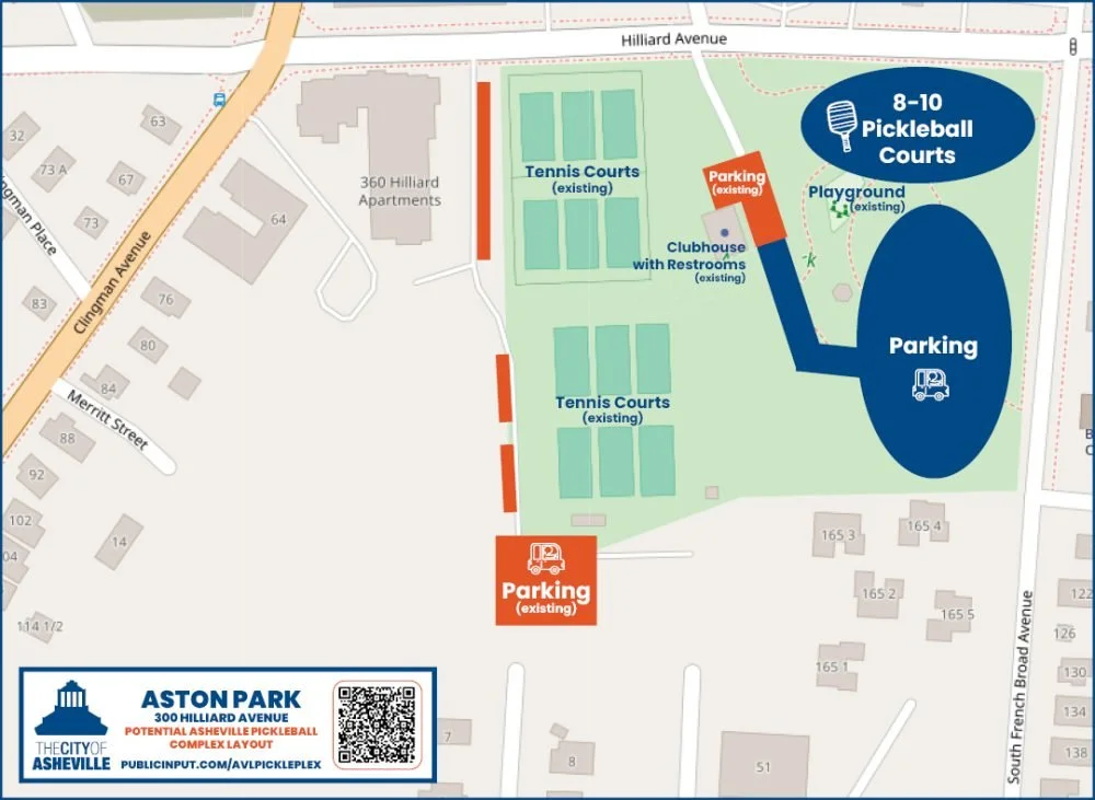 📣Tomorrow (Monday May 11) is the last day to provide feedback to the City on their proposed locations for a new pickleball complex - Aston Park or Roger Farmer Park.  We encourage you to review our blog post and submit your own feedback about how th