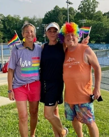 👀1 week until Triples!  Friday June 12 5:30-7:30p $5.  Celebrate Pride month (wear your colors! 🏳️&zwj;🌈) and hang for pizza 🍕afterwards. BYO 🍺 Please register ahead for food planning at avltennis.com>Adults or direct link: https://playtennis