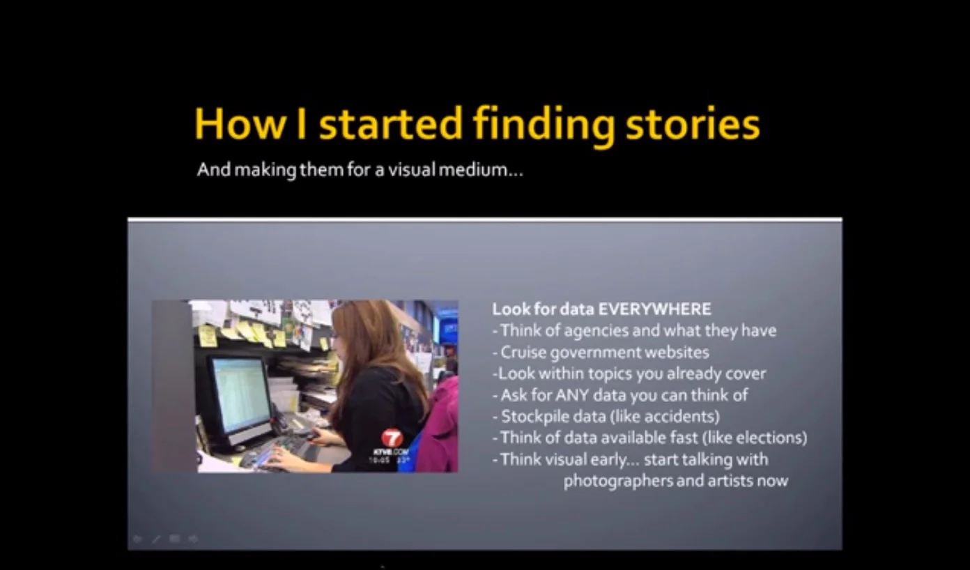 IRE Data Journalism for Broadcasters