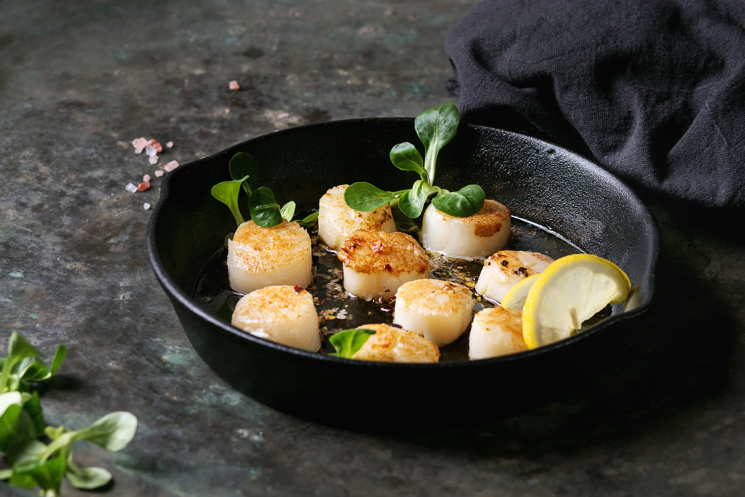 Spicy Cajun Scallops