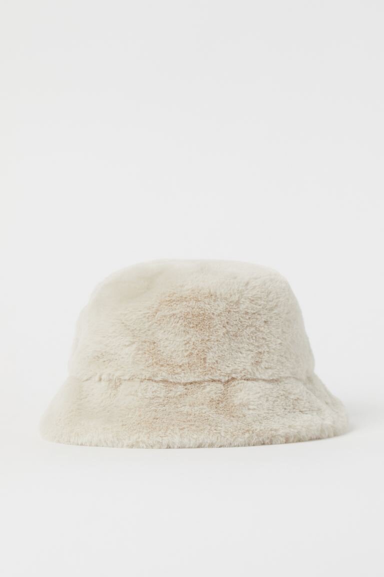 H&amp;M Faux Fur Bucket Hat
