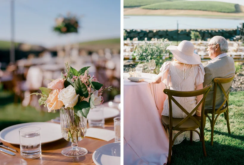 Cocktail hour at Eritage Resort wedding - photo by Kat Braman