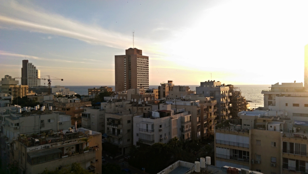 Spending the final night back where it all began: Tel Aviv.