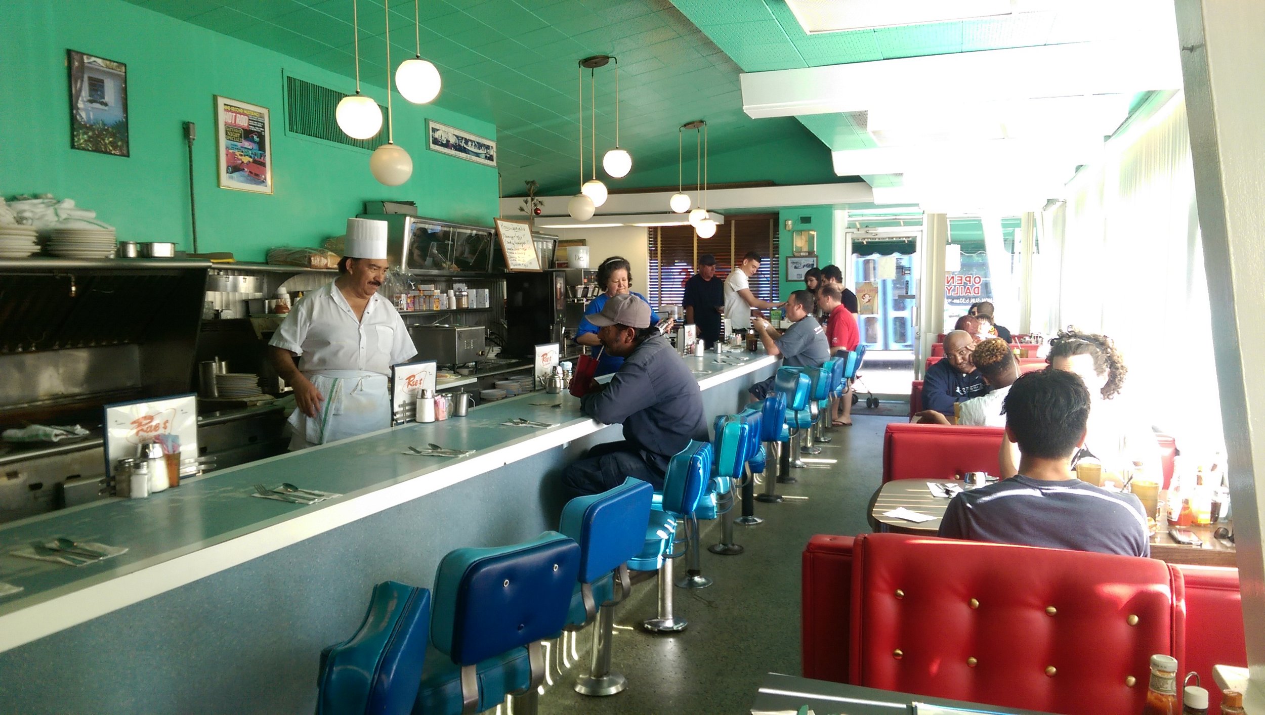 Rae's Restaurant on Pico Boulevard provides the classic diner experience