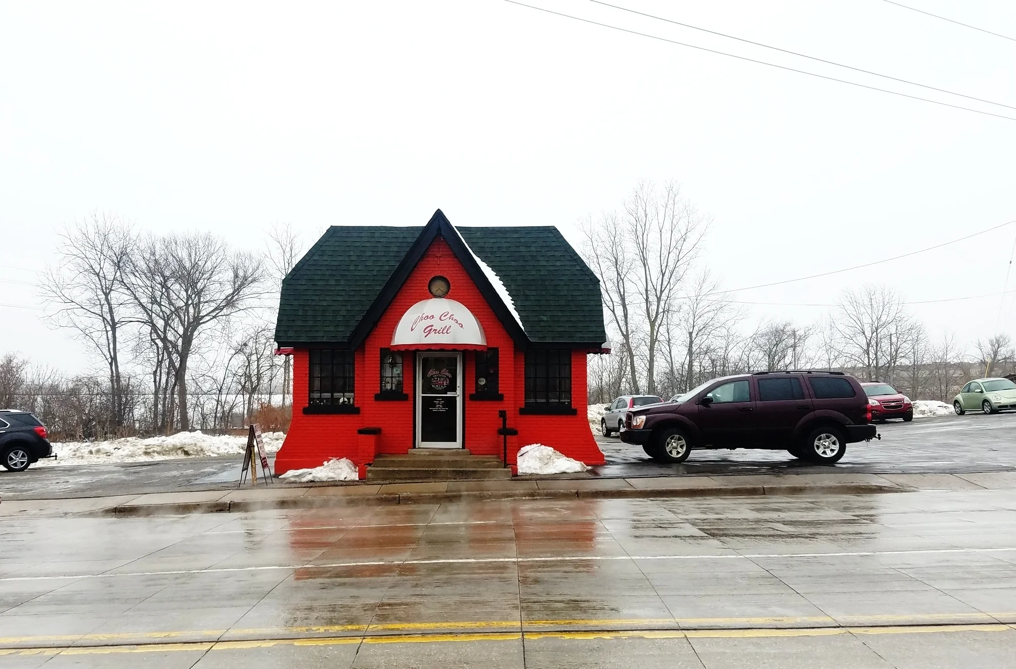 Grand Rapids' Choo Choo Grill — if it looks tiny, that's because it is