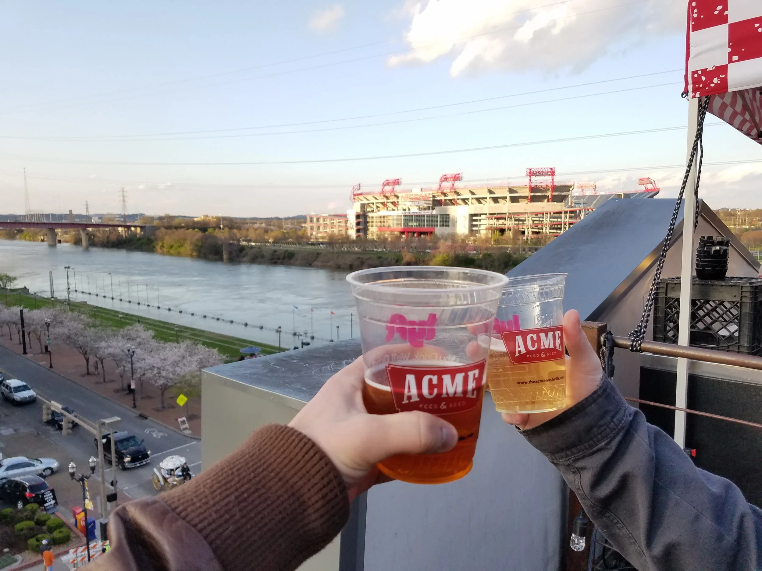 Brews and views are on tap at Acme's open-air rooftop bar