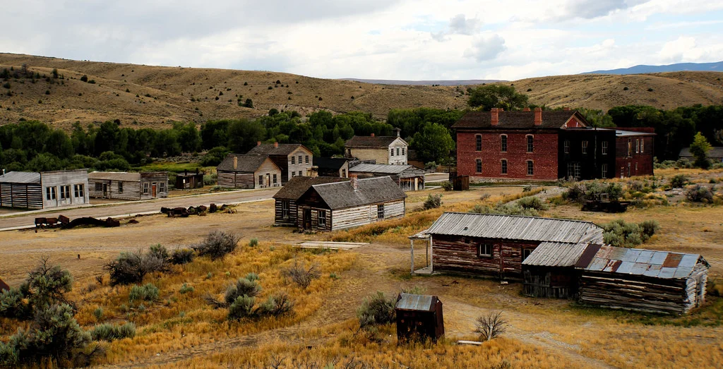 Many original structures still stand in Bannack, Montana, founded in 1862 (Image: Flickr )