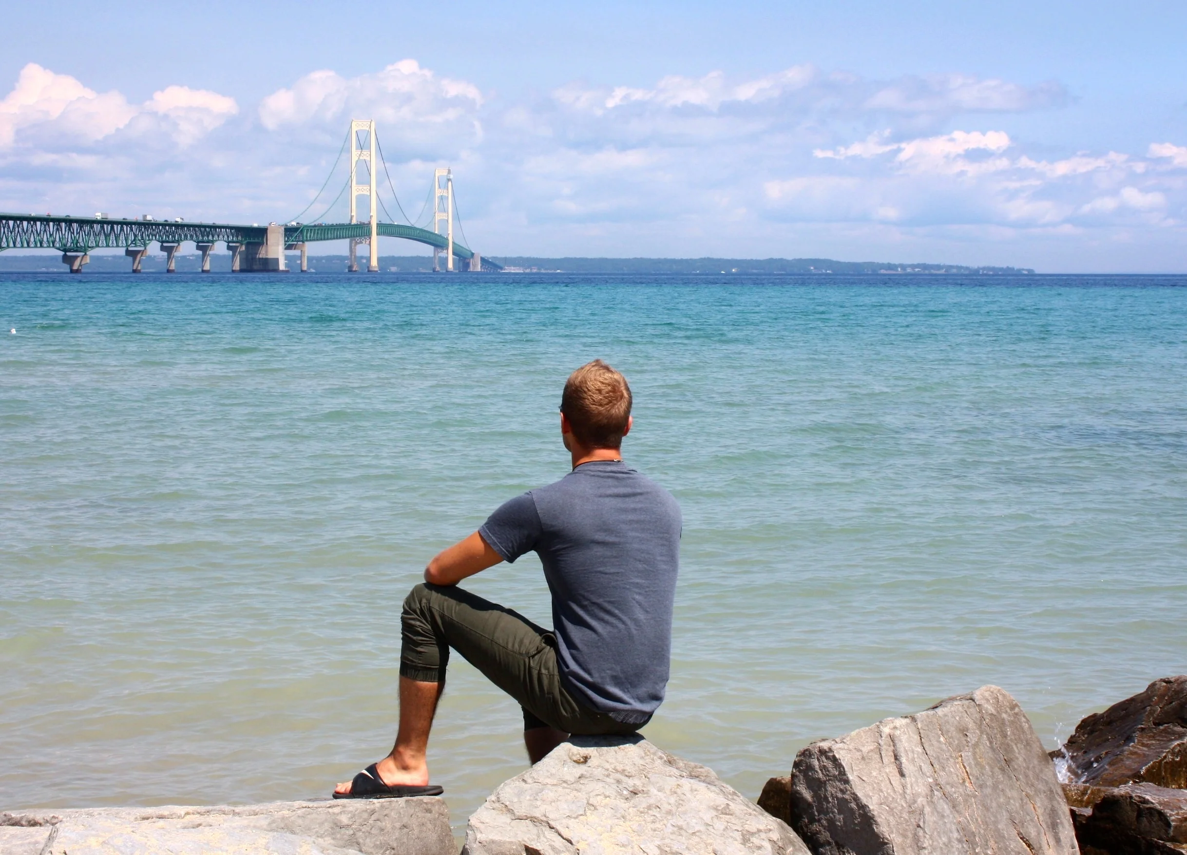 Looking back at the Mackinac Bridge …and on a transformational year