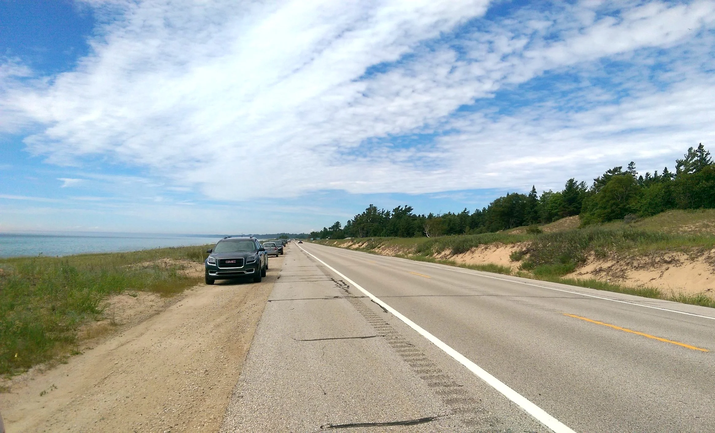 U.S. Route 2 in Michigan’s Upper Peninsula, circa summer 2015