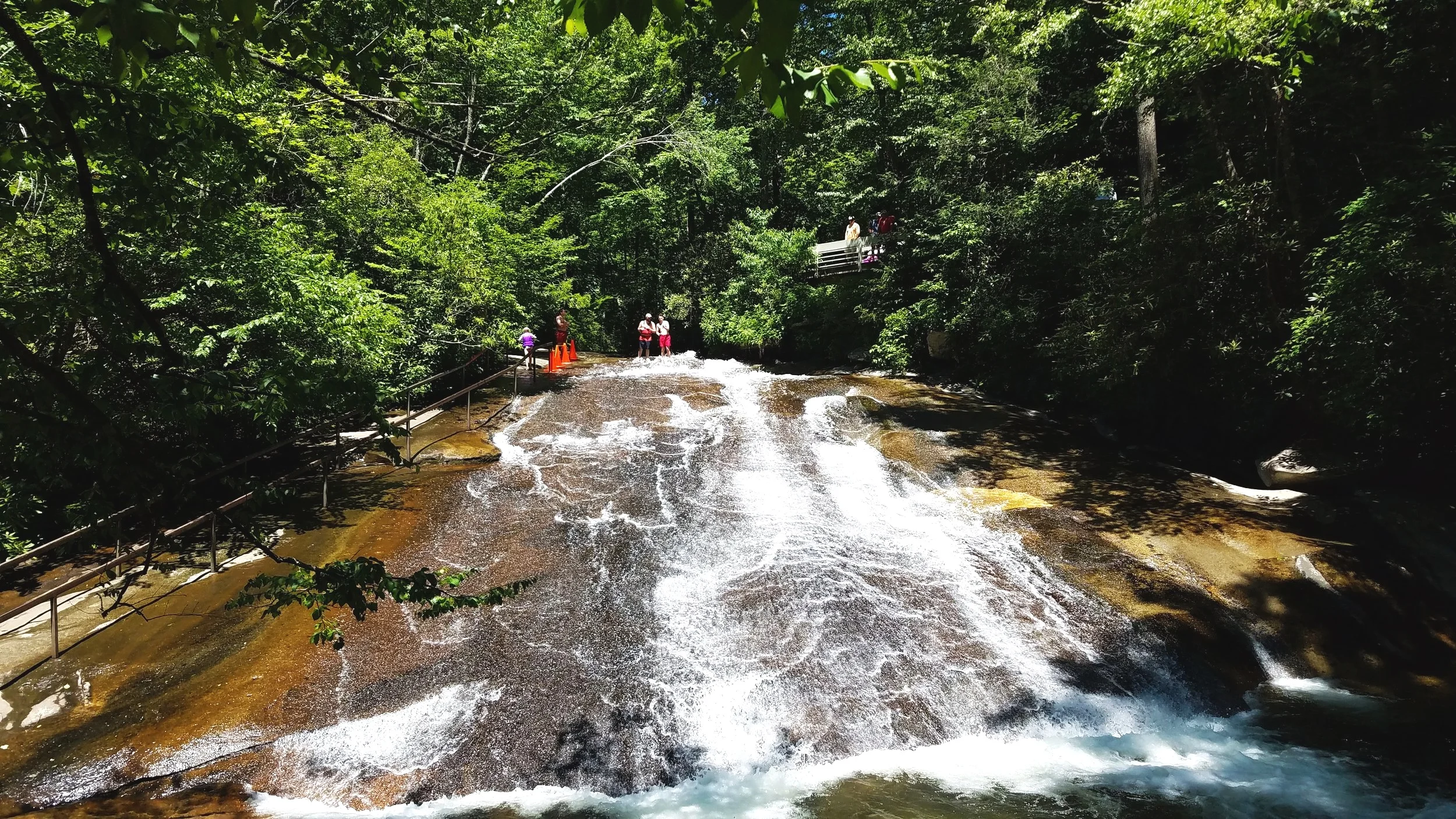 Get your slide on at Sliding Rock