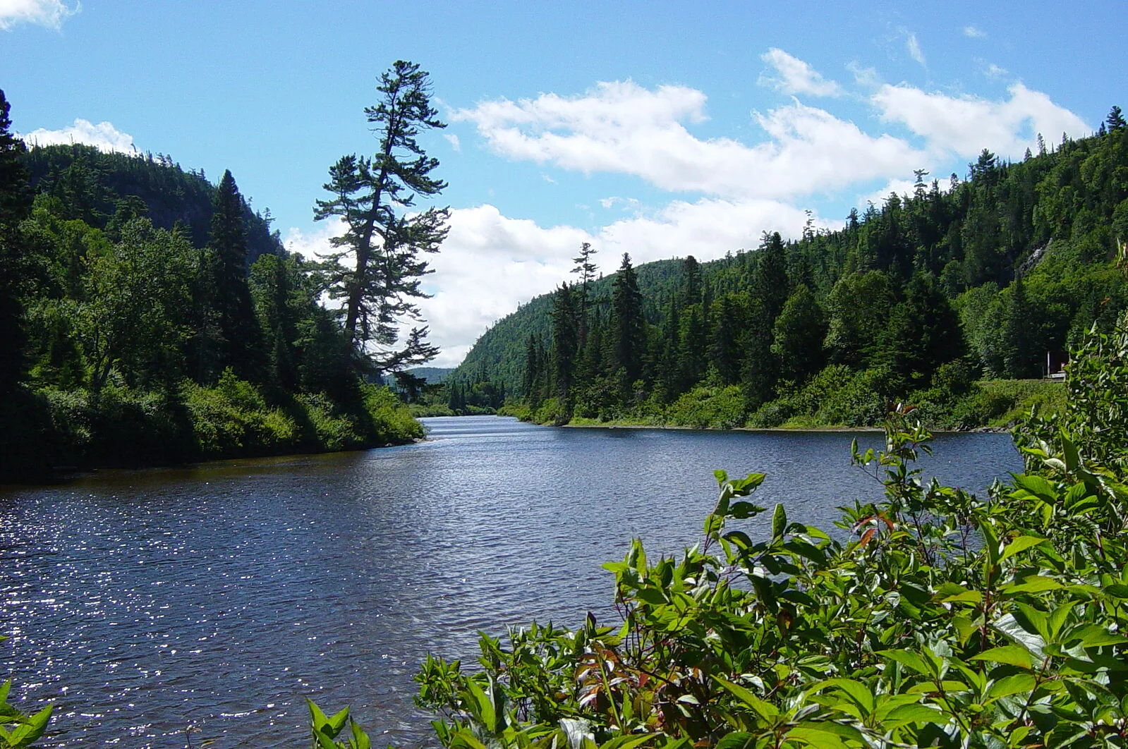 A scene along the Agawa River, which runs through a southern portion of Lake Superior Provincial Park (Photo: Wikimedia Commons )