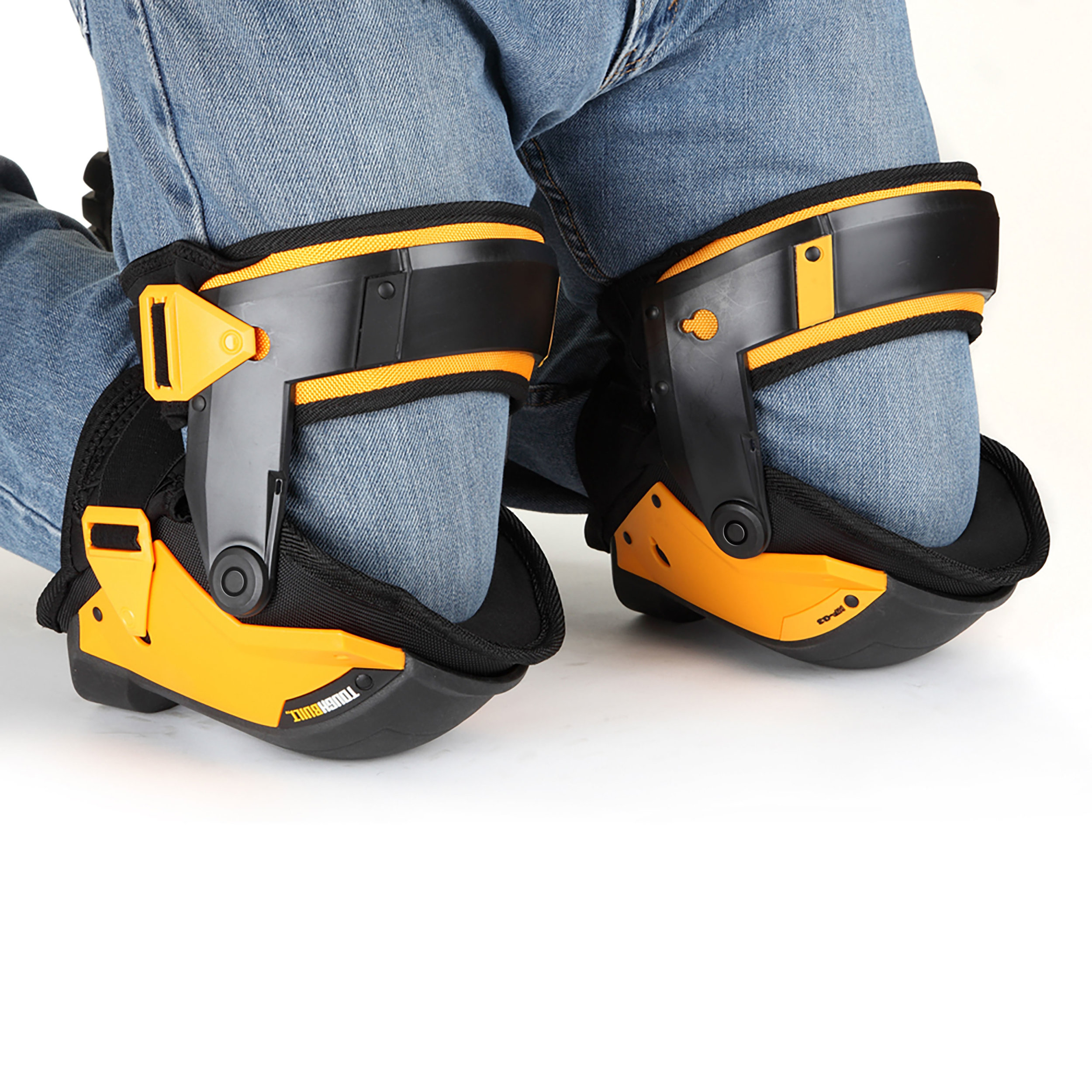 Professional Knee Pads Gel Comfort Construction Thigh Support Black ToughBuilt 
