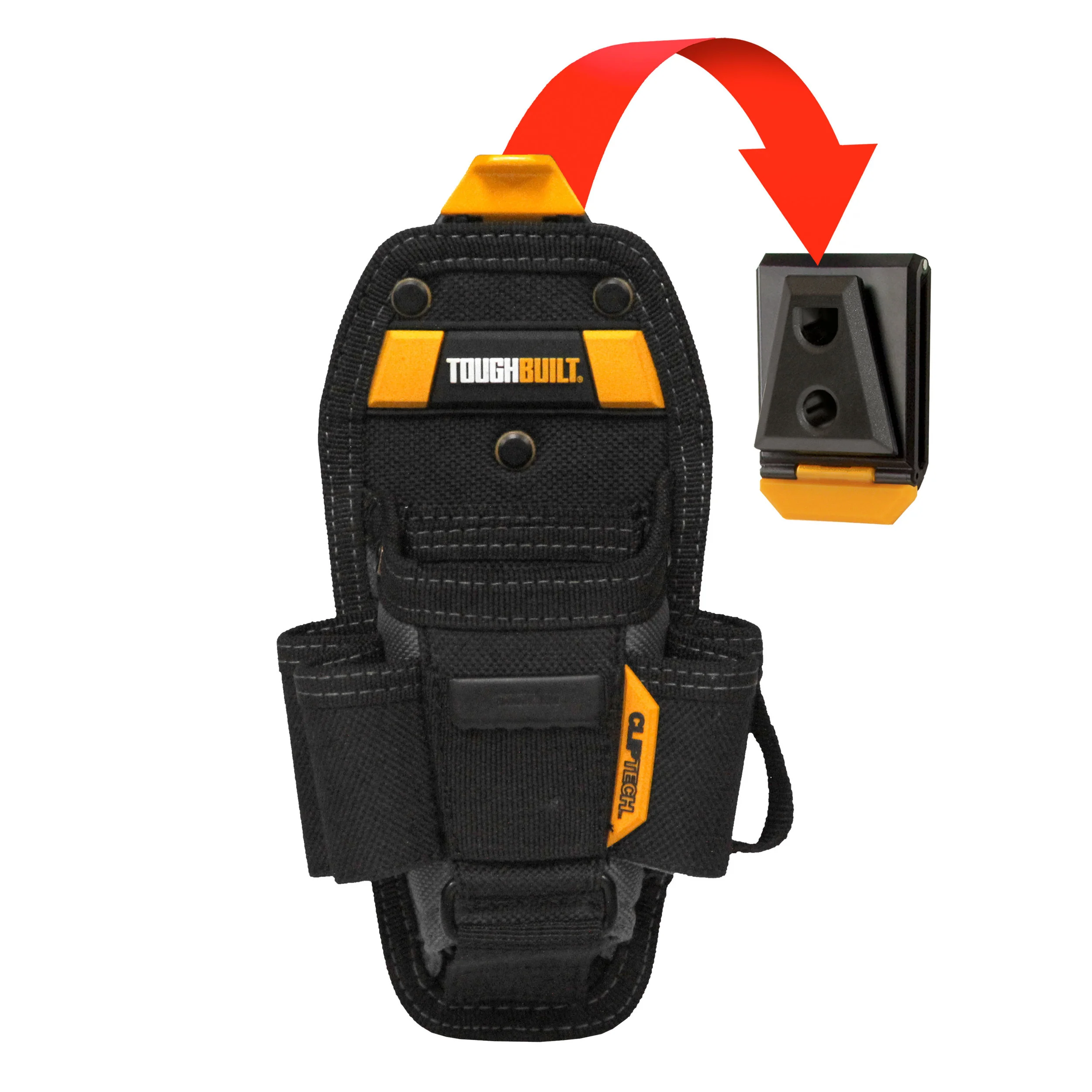 toughbuilt electrician cliptech pouch and hub