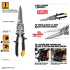 Straight Long Cut Aviation Snips, view 2