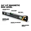24-in Lighted Magnetic Box Level, view 2