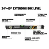 24" - 40" Extending Box Level, view 2