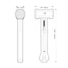 3 lb. Fiberglass Drilling Hammer, view 6