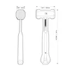 3 lb. Steel Drilling Hammer, view 6