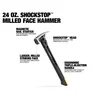 24 oz. ShockStop Steel Rip Hammer - Milled Face, view 2