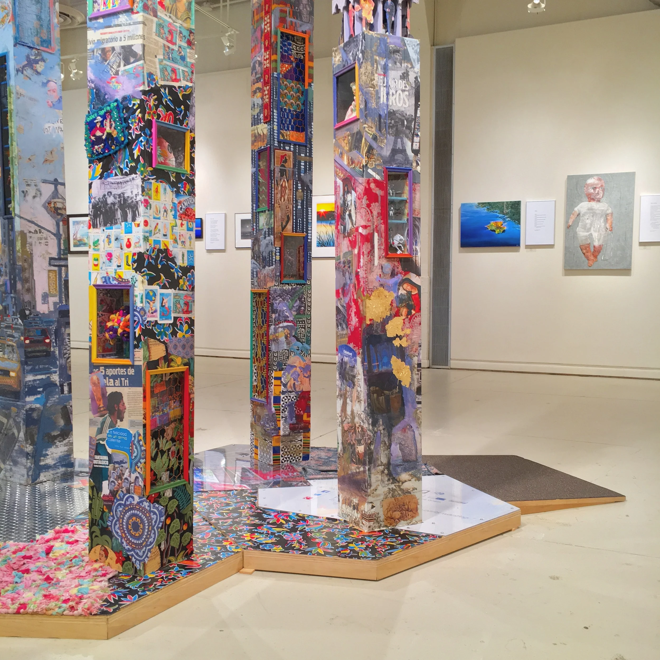 Installation view of VAST Merging Visions 2016