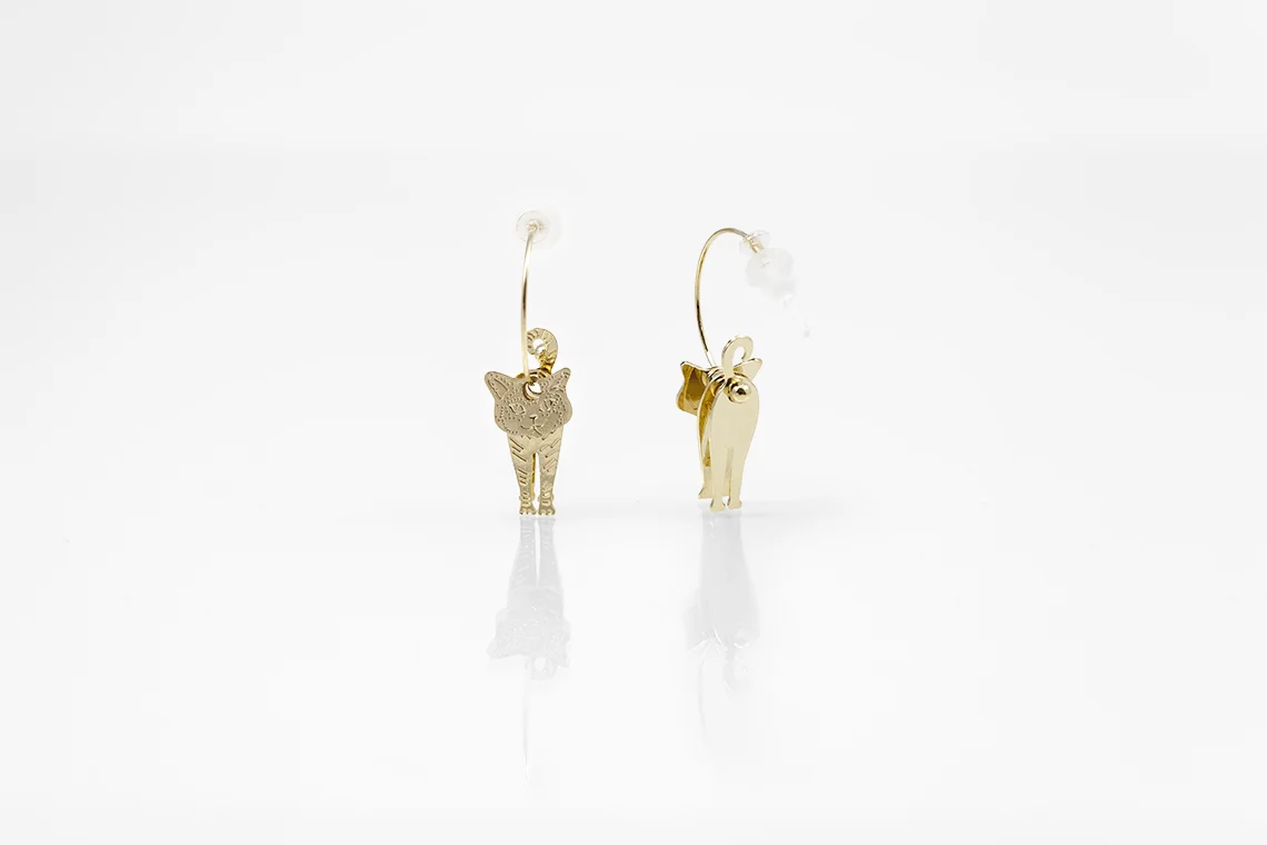Cat 3D Earrings