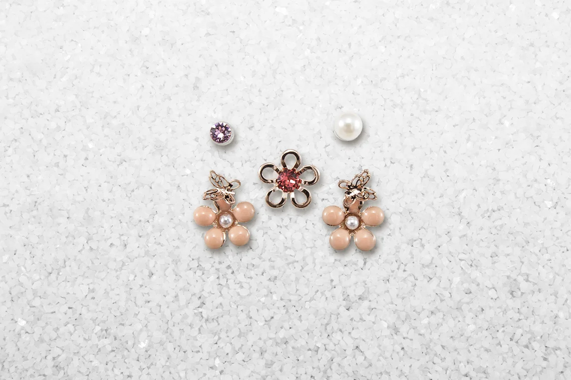 Flower with Butterfly Earrings