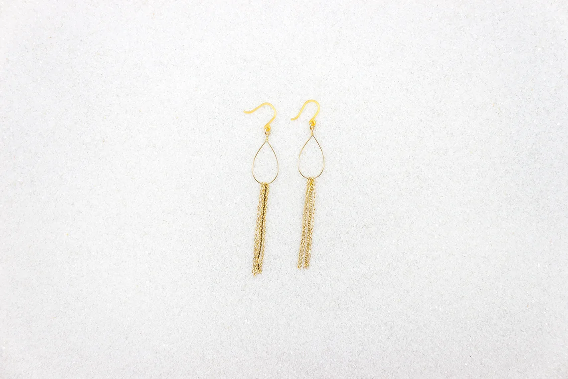 Gold Chain Earrings