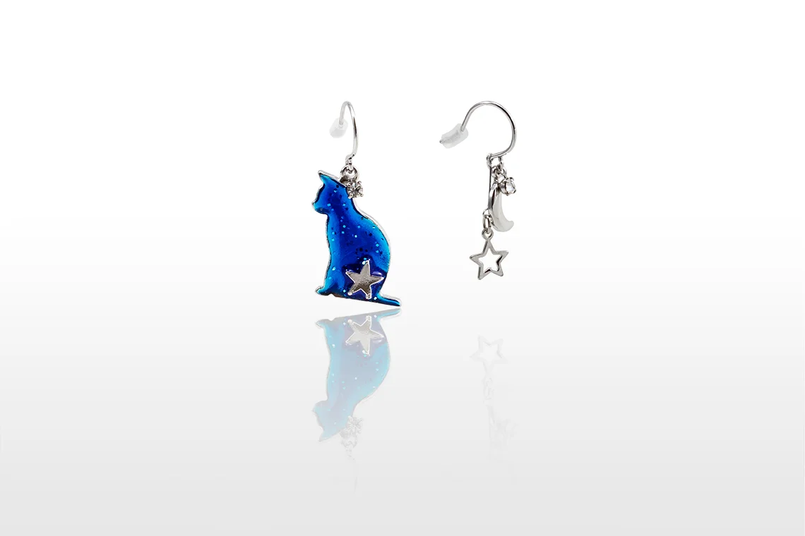 Cat in the Sky Earrings