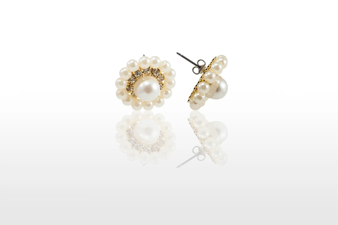 Flower Pearl Earrings