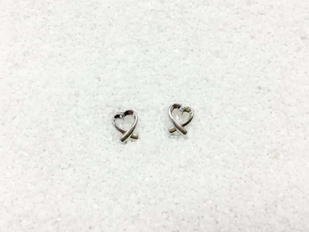 Line Heart Earrings