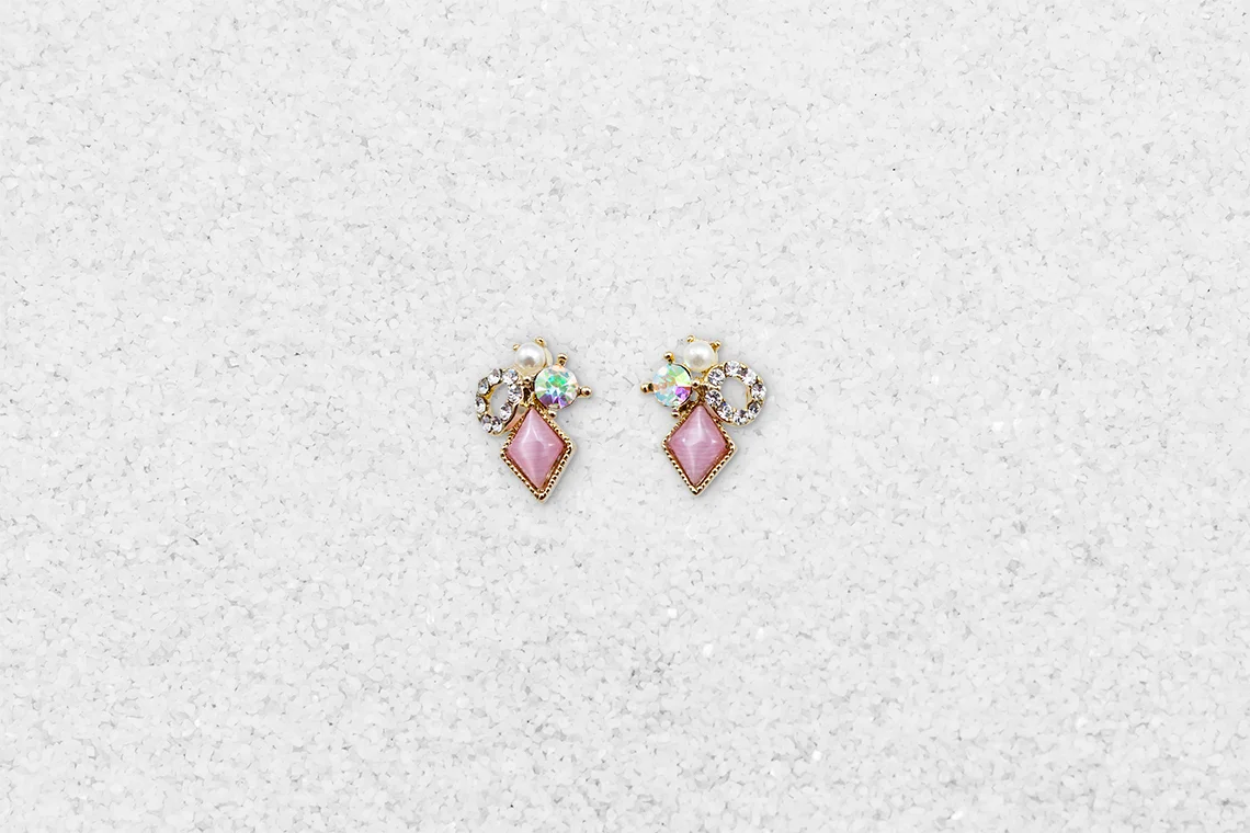 Diamond Jewel Earrings