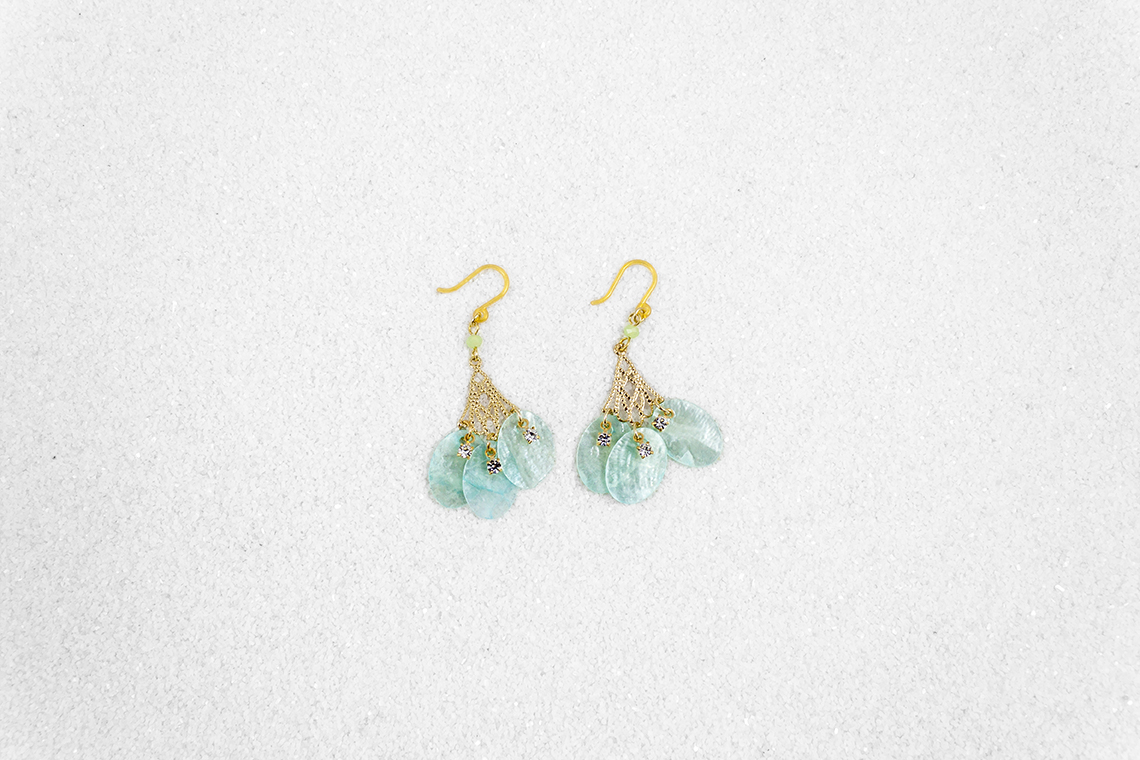 Shell Chandelier Earrings