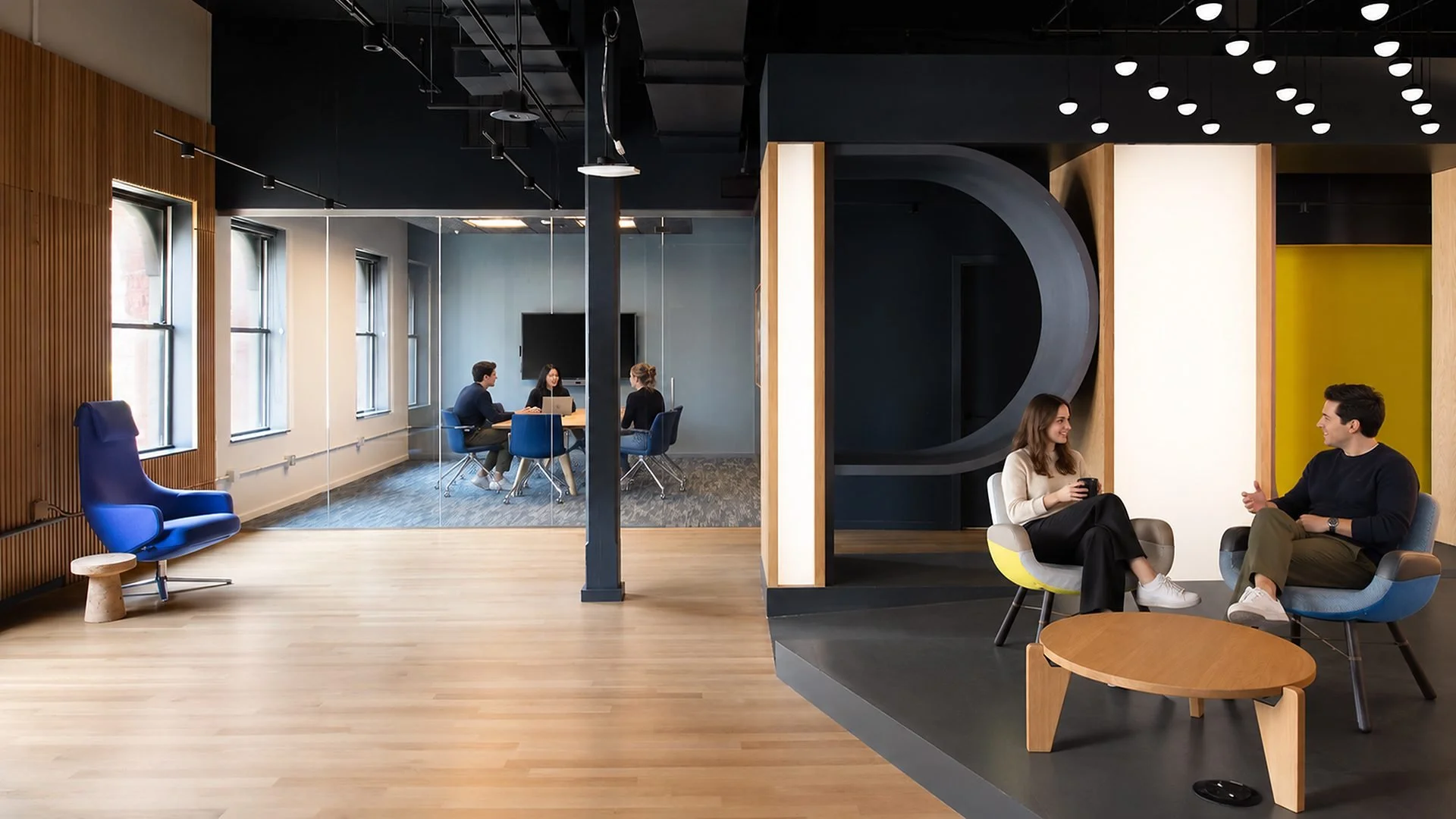 Pliancy — Contemporary Office Lounge and Workplace Design, Back Bay Boston