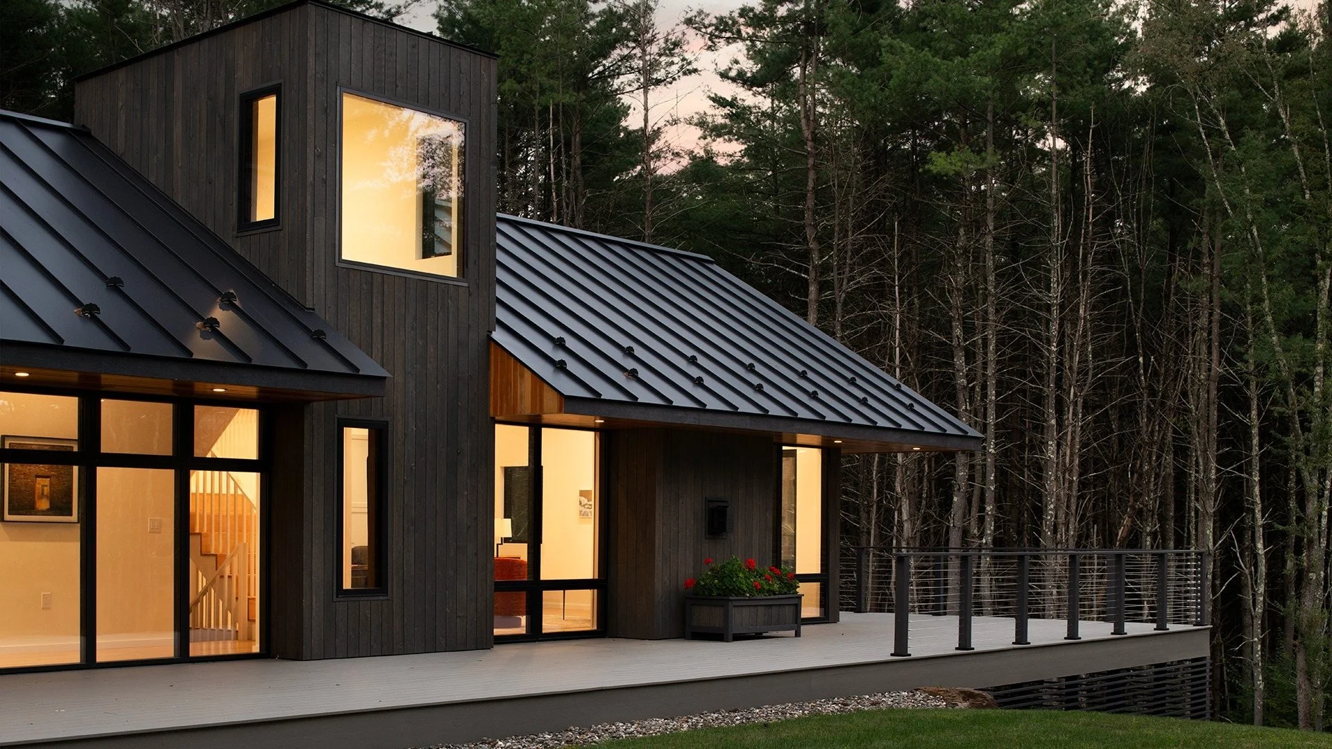 East View Farm — Modern House and Deck, Upstate New York