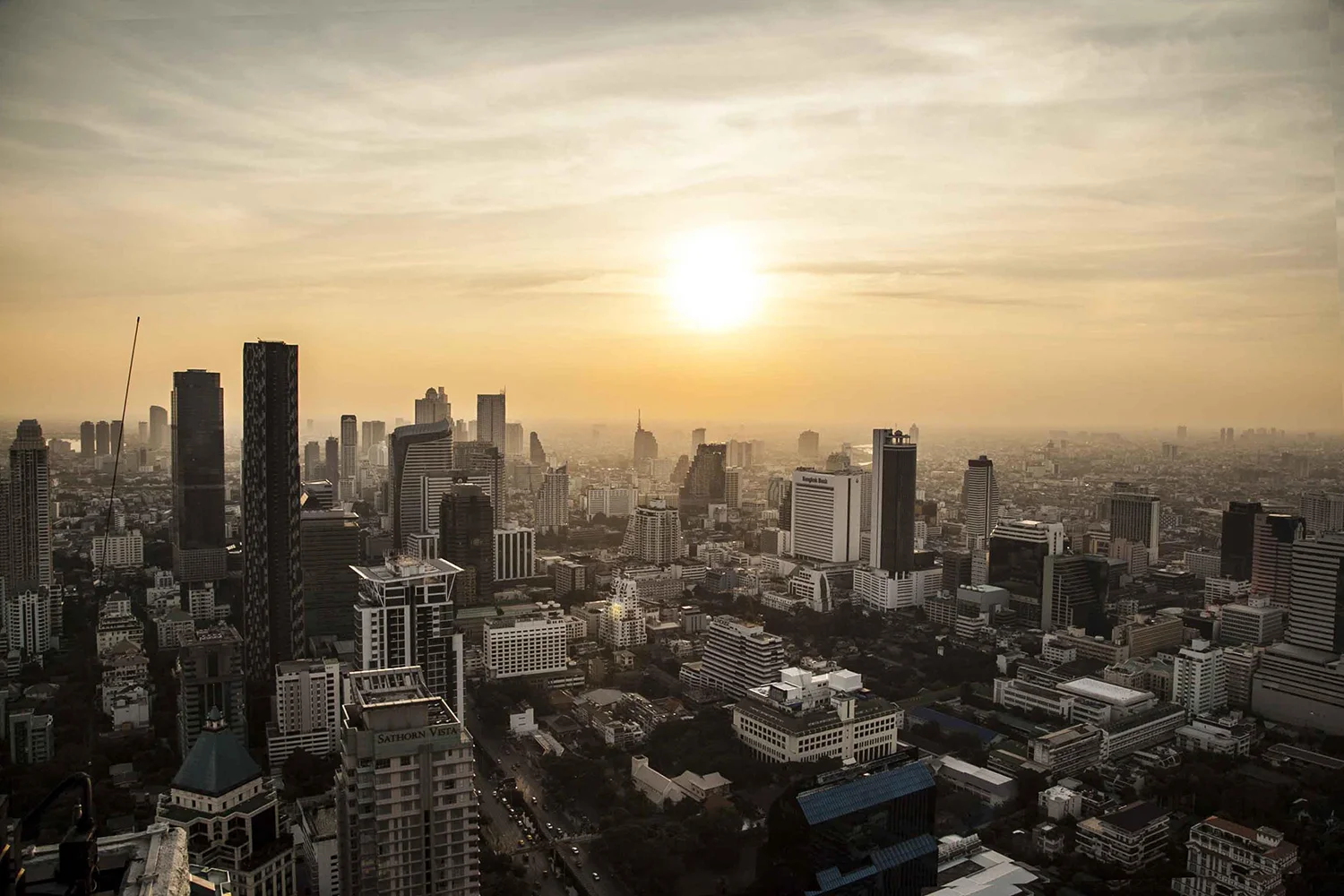 Bangkok skyline, 2012