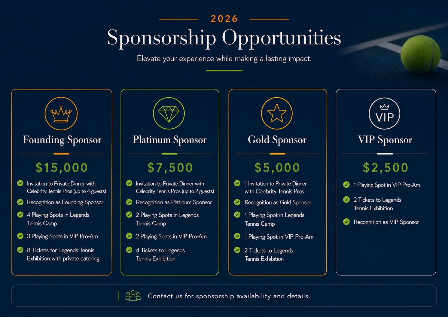 Madisen's Match Austin VIP/Sponsorship Packages