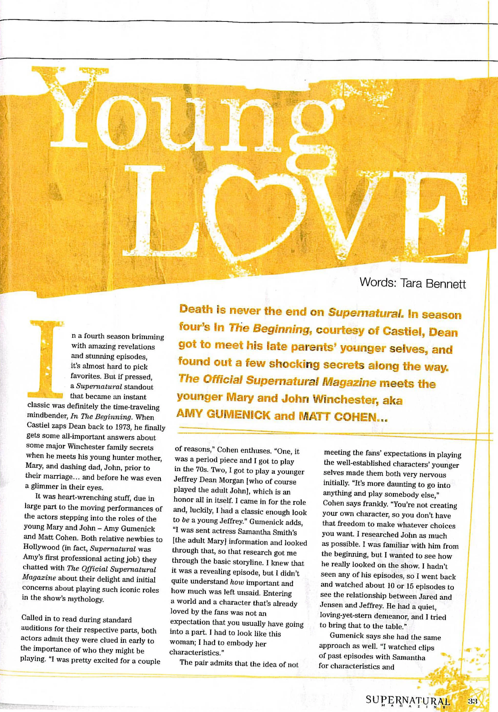 SUPERNATURAL MAGAZINE : PAGE 2