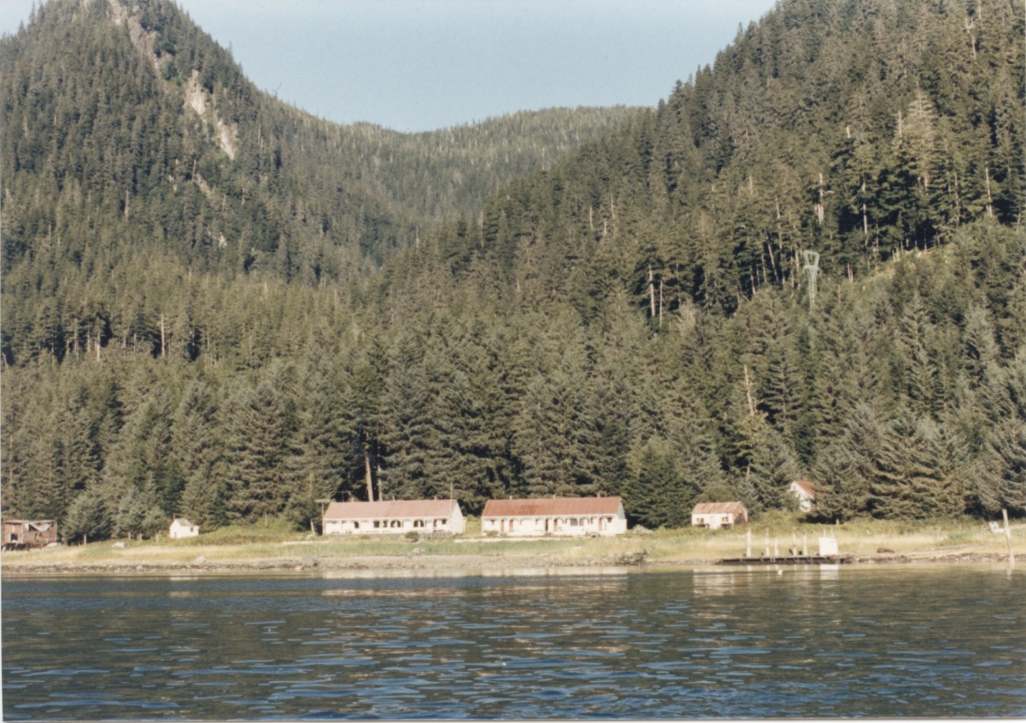 Formerly the site of a bustling salmon cannery south of the Taku Inlet, the two cabins at Taku Harbor State Marine Park where Heather and Scott Peterson spent their childhood summers with their parents, Pete and Sheila. 