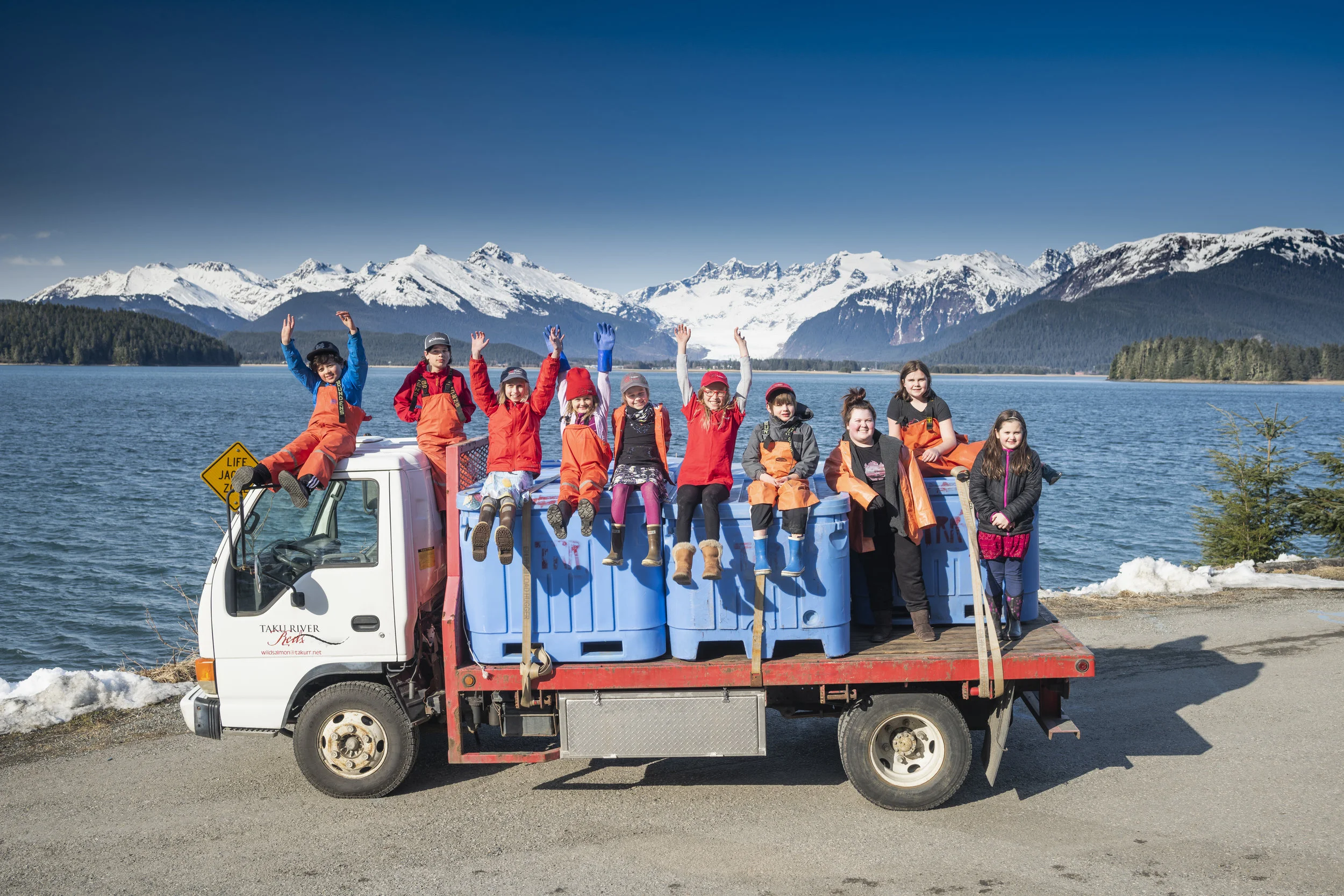 2018 Taku River Reds kid crew
